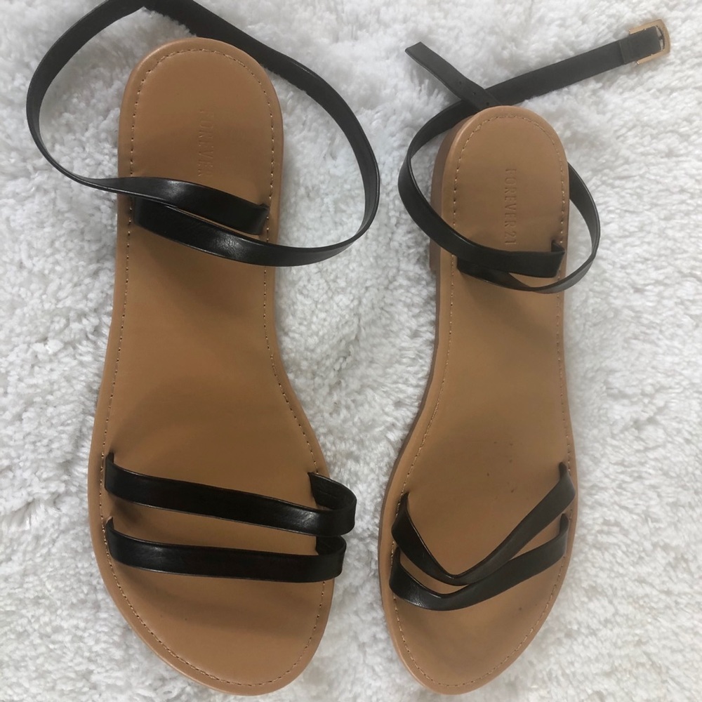 ‼️4 for $10‼️ Women’s Black Ankle strap Sandals